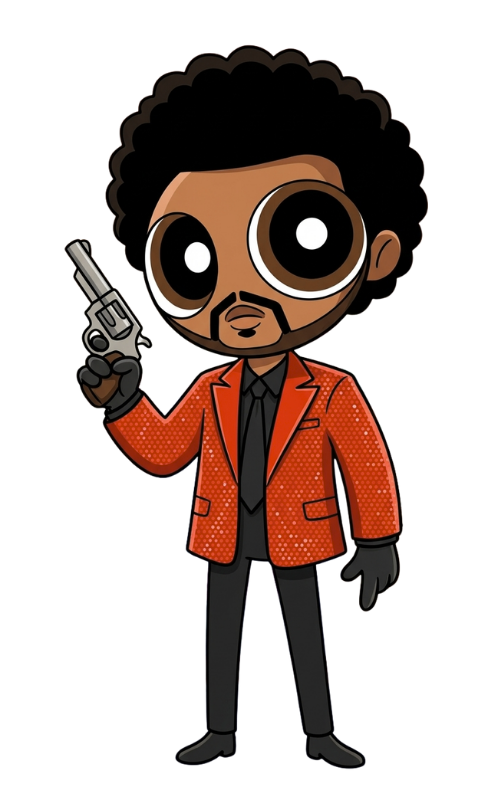 The Weeknd cartoon